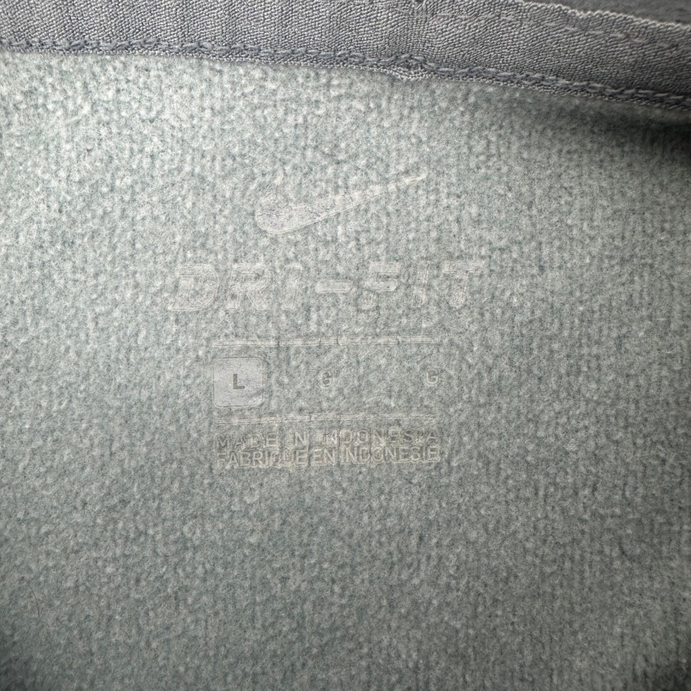Nike Pullover Hoodie Kyrie Irving Graphic Two-Tone Gray Navy Mens L Kangaroo - Picture 3 of 13